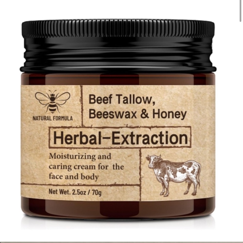 Natural Formula Herbal-Extraction Cream, Beef Tallow, Beeswax & Honey. 2.46 oz. - Picture 3 of 6